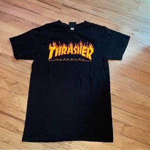 Trasher Magazine black t shirt size S small EUC